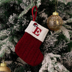 Monogram Christmas Knit Stockings