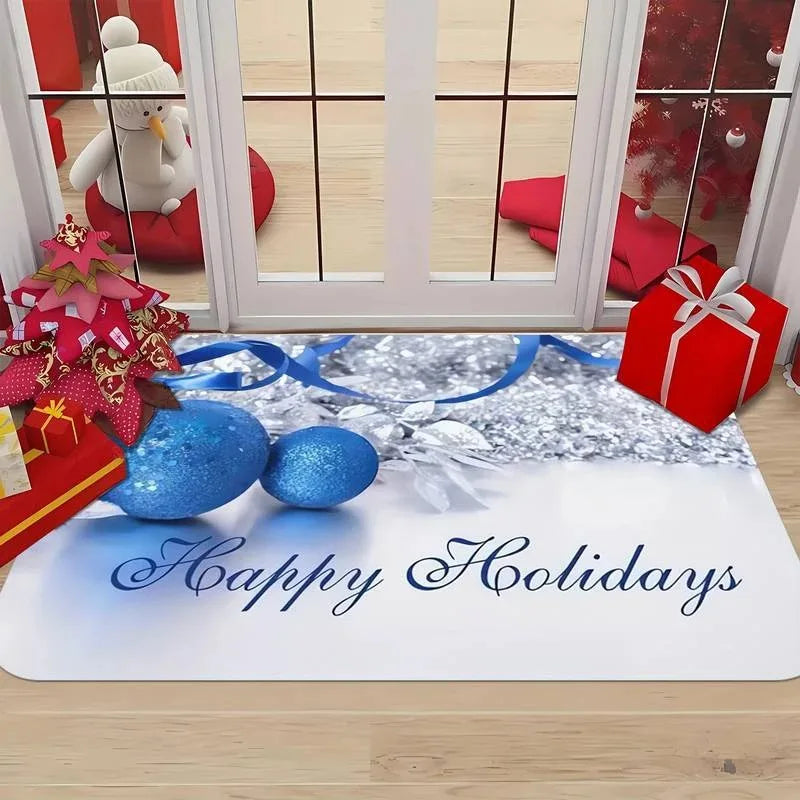 Santa Claus Pattern Christmas Doormat