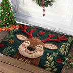 Gingerbread Christmas Welcome Mat