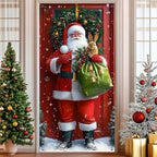 Christmas Cats Door Banner