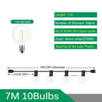 Festoon Patio Holiday String Lights