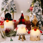 Christmas Doll Pendant Tree Ornaments Santa Gnome