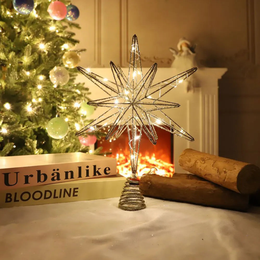 Christmas Tree Toppers Star Ornaments Festival