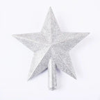 Christmas Tree Top Star Merry Shiny Gold