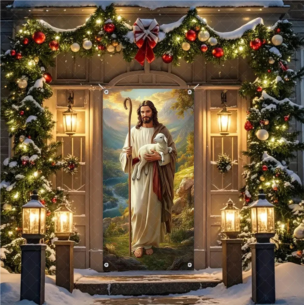 Christmas Nativity Door Banner