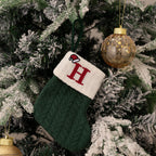 Monogram Christmas Knit Stockings