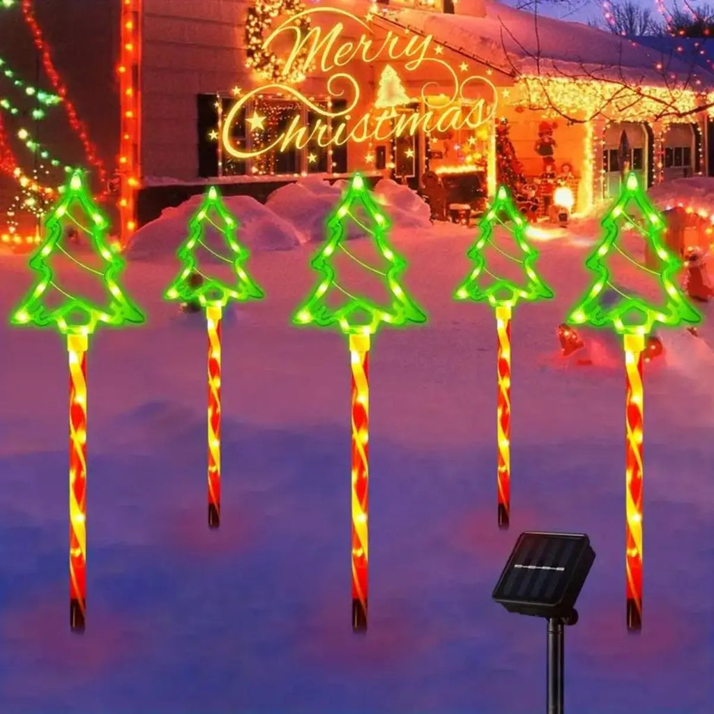 Solar Candy Christmas Pathway Lights