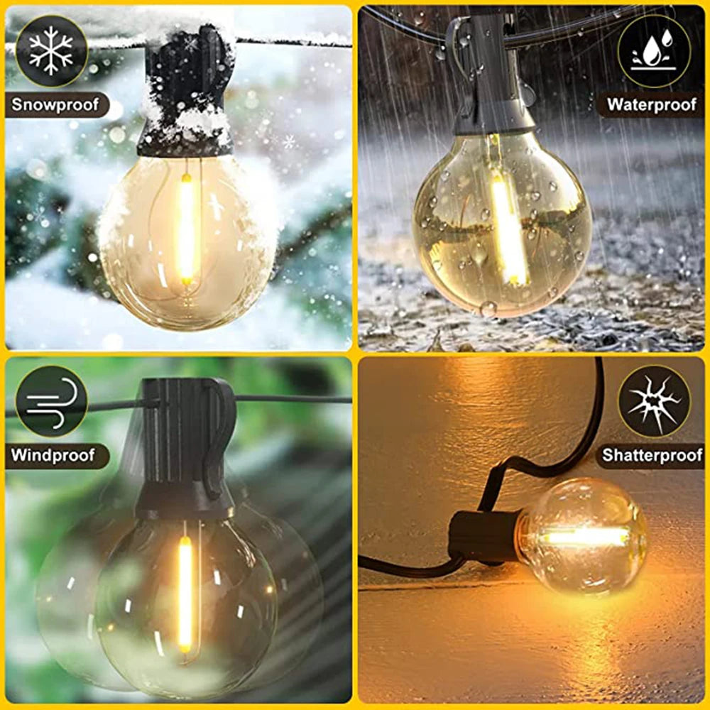 Festoon Patio Holiday String Lights