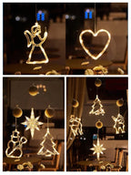 Snowflake Santa Ornaments Christmas