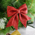 Shimmering Christmas Tree Bows