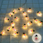 Runtow Santa Claus Snowman Christmas Tree Ornament