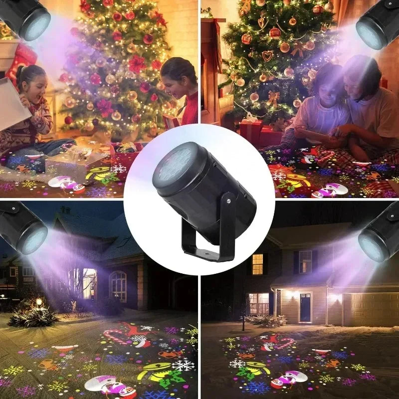 Festive Christmas Pattern Projector