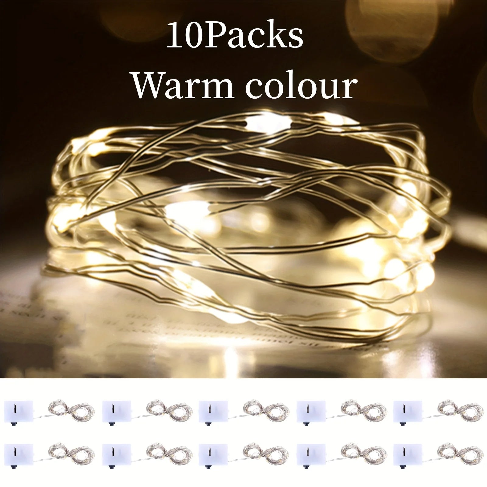 Colored Atmosphere Holiday String Lights