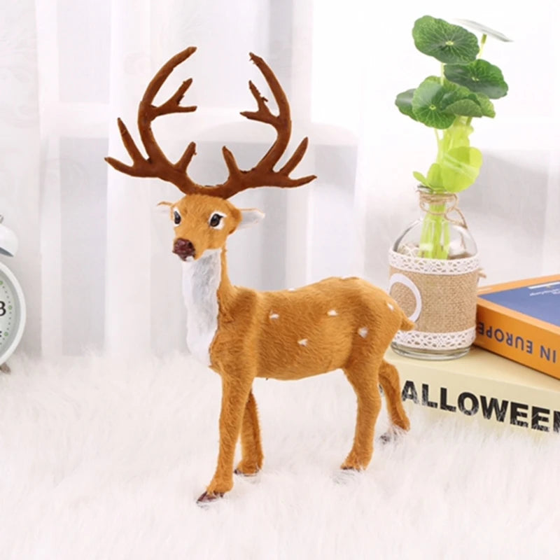Simulation Plush Reindeer Christmas Elk Dolls Holiday