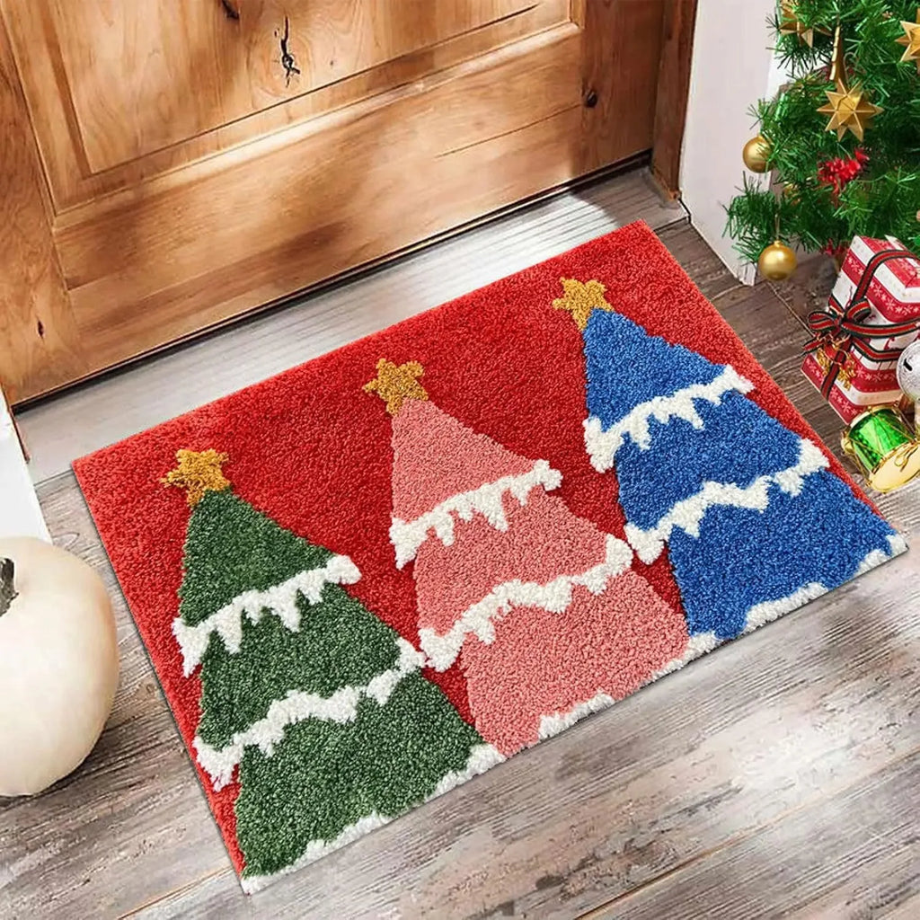 Gingerbread Christmas Welcome Mat