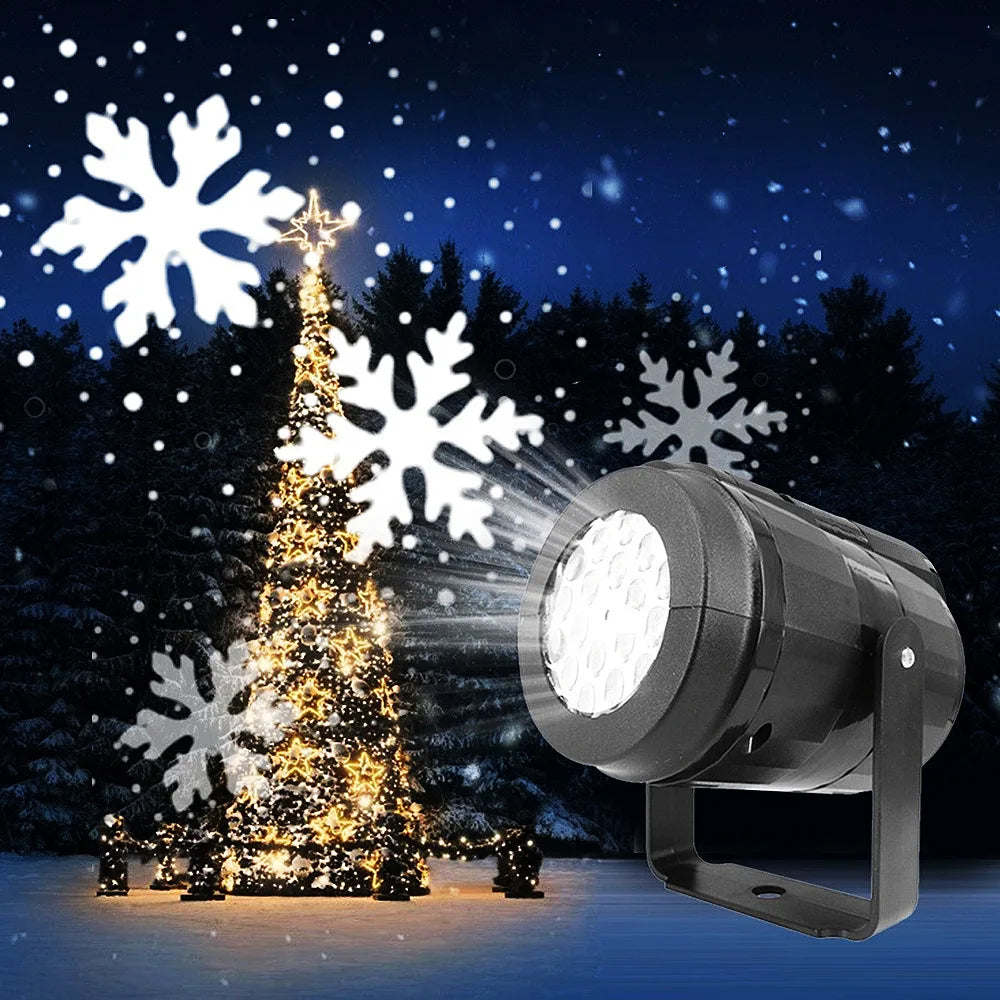 USB Christmas Snowflake Projector