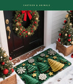 Gingerbread Christmas Welcome Mat