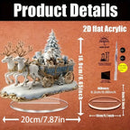 Santa Claus Reindeer Sled Desktop Christmas Animal