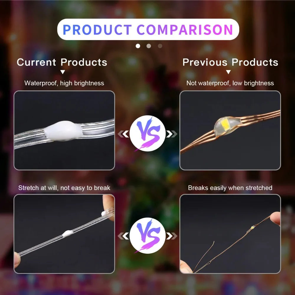 RGBIC Lighting Bluetooth Music Dream Color Christmas