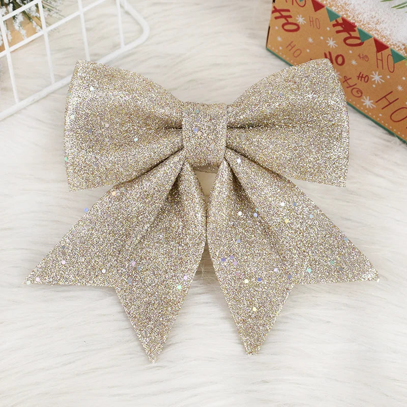Shimmering Christmas Tree Bows