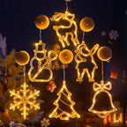 Snowflake Santa Ornaments Christmas