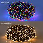 Warm White and Color Fairy Lights