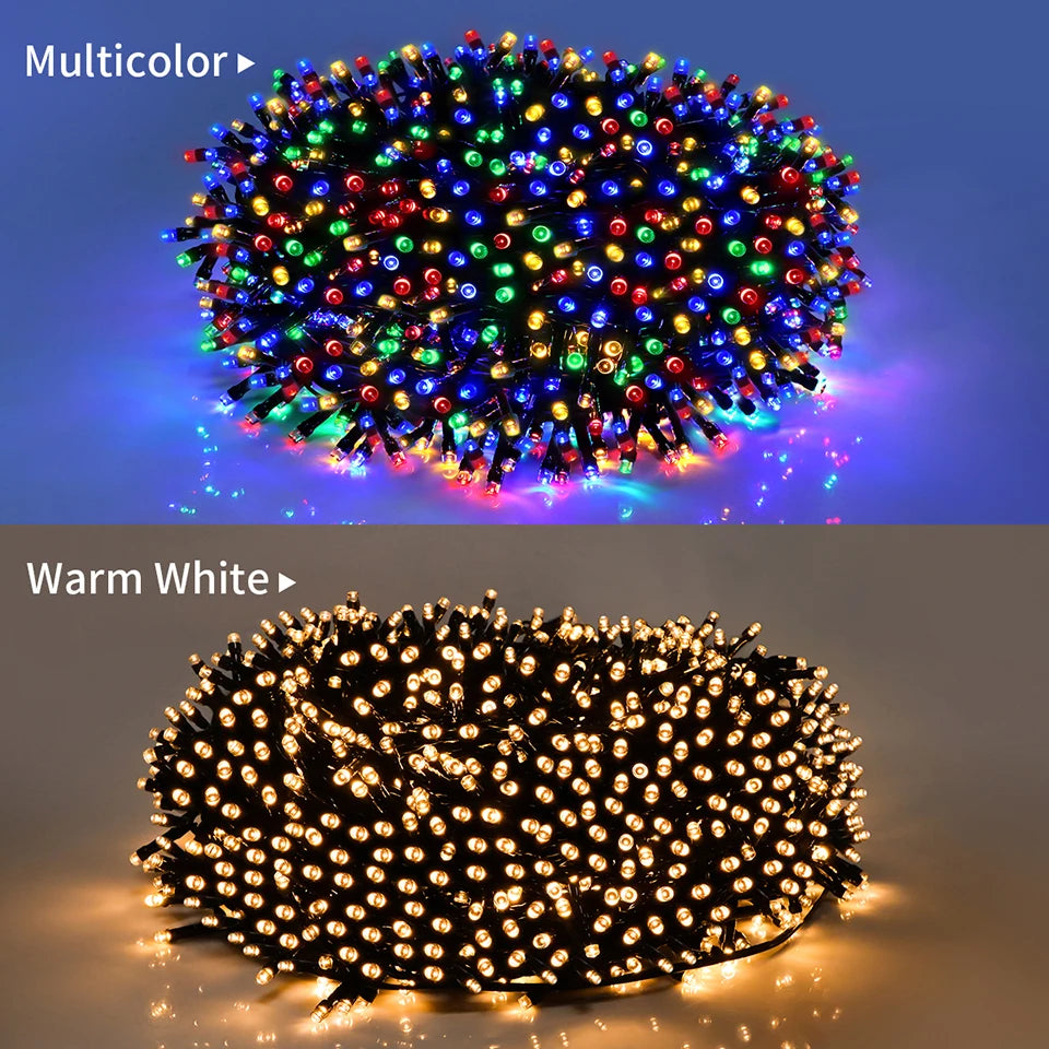Warm White and Color Fairy Lights