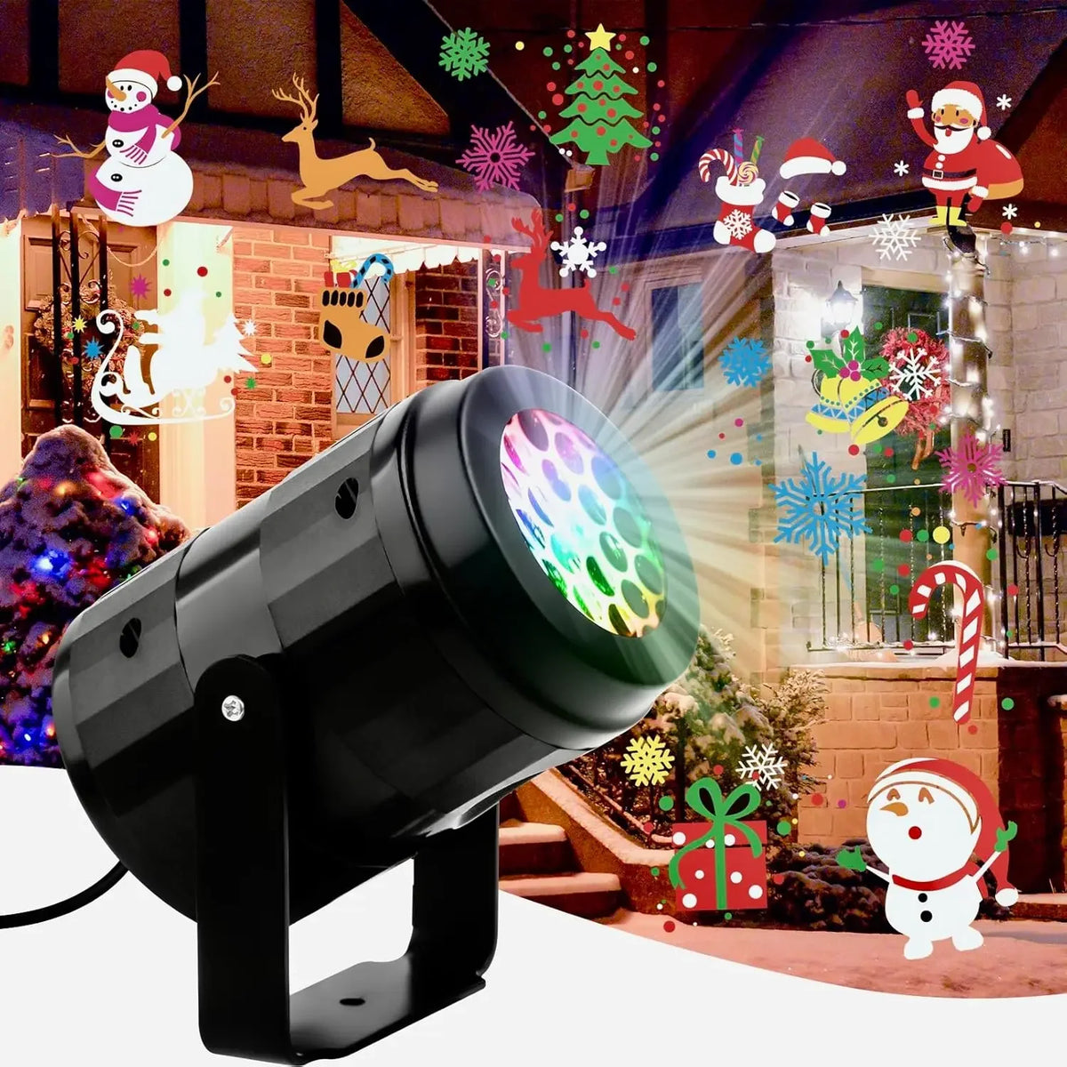 Festive Christmas Pattern Projector
