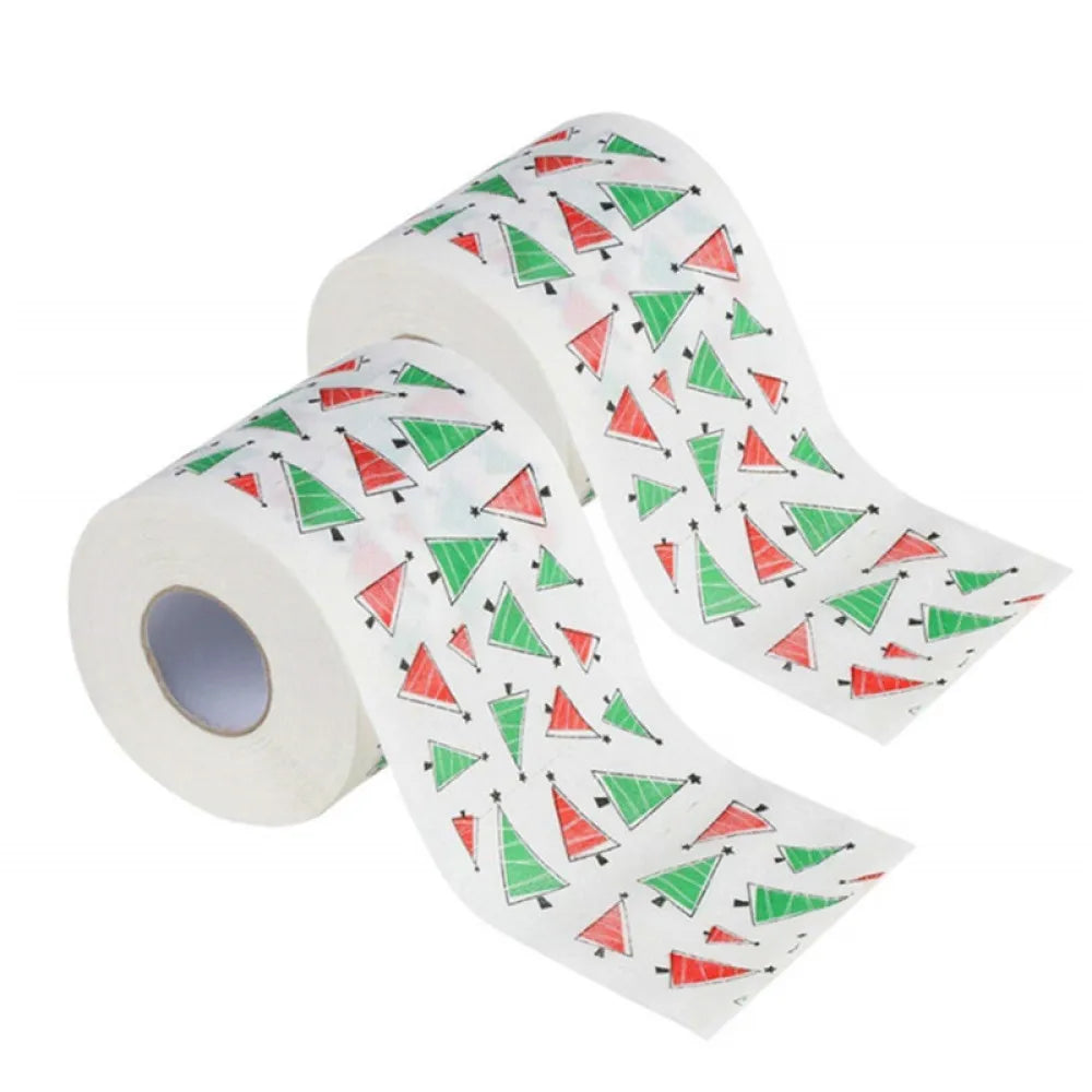 Christmas Paper Festival Theme Printed Wood Pulp