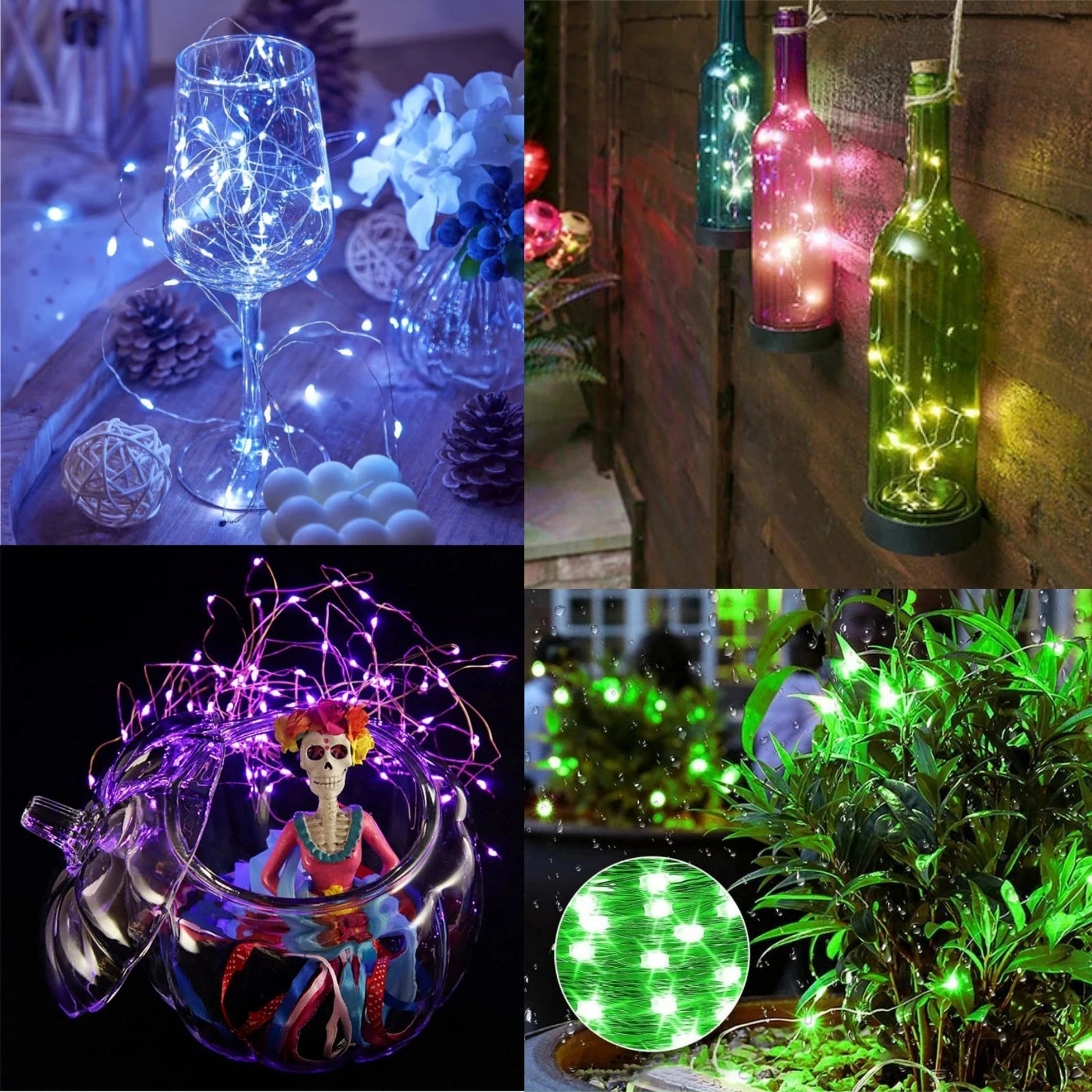 Colored Atmosphere Holiday String Lights