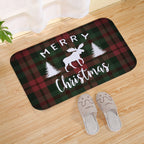 Christmas Door Mat Santa Claus Carpet Merry