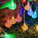 Crystal Ball Christmas String Lights