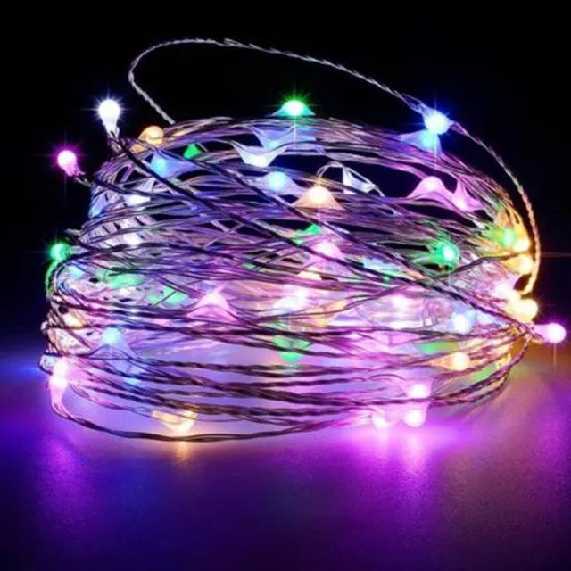 Copper Wire Christmas Fairy Lights