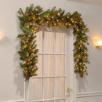 Christmas Pinecone & Red Berries Wreath Garland