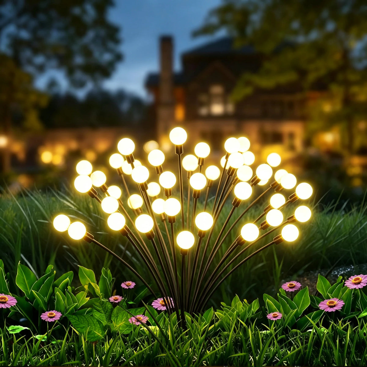 Solar Firefly Pathway Lights