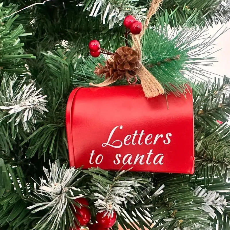 Christmas Iron Mailbox Ornament