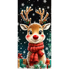 Christmas Cartoon Door Banner