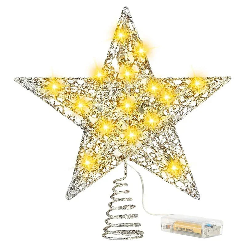 Christmas Tree Topper Star Battery Powered