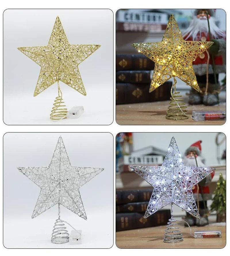 Christmas Tree Topper Star Battery Powered