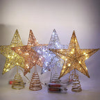 Christmas Tree Topper Star Battery Powered