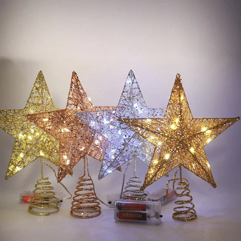 Christmas Tree Topper Star Battery Powered