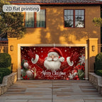 Santa Clause Garage Door Banner