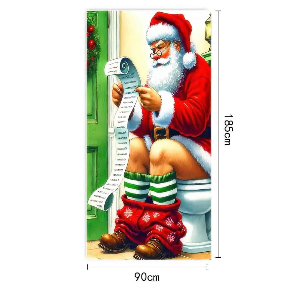 Christmas Cartoon Door Banner