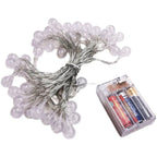 Crystal Ball Christmas String Lights
