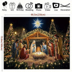Christmas Nativity Garage Door Banner