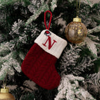Monogram Christmas Knit Stockings