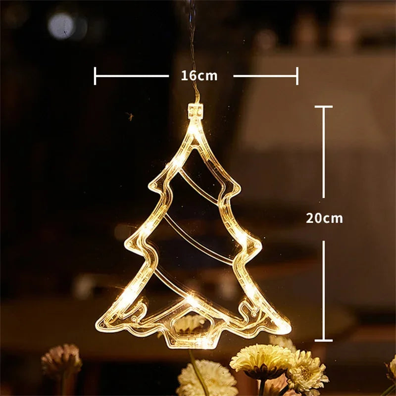 Snowflake Santa Ornaments Christmas