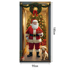Santa Claus Christmas Tree Door Banner