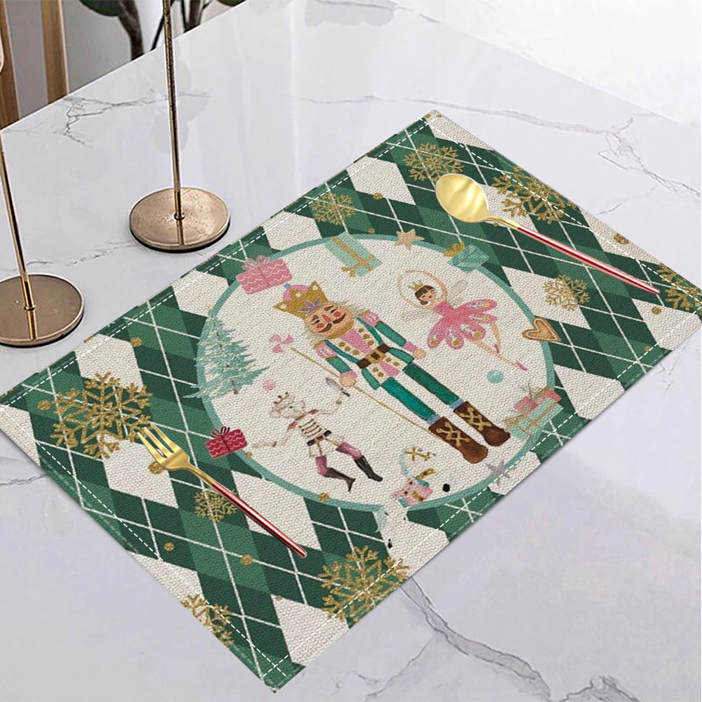 Christmas Nutcracker Ballet Girl Table Mat