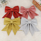 Shimmering Christmas Tree Bows